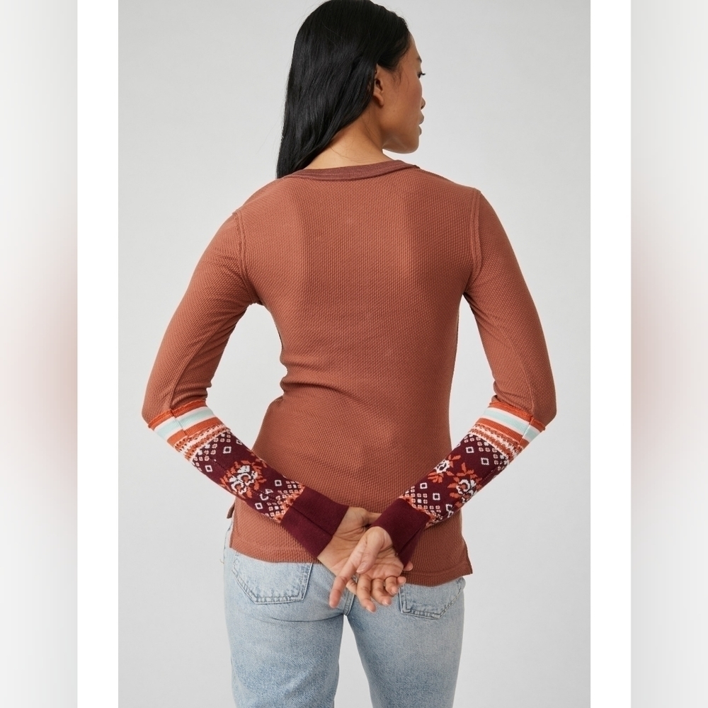 NWT FP Mikah thermal layering cuff autumn combo L - Picture 5 of 6